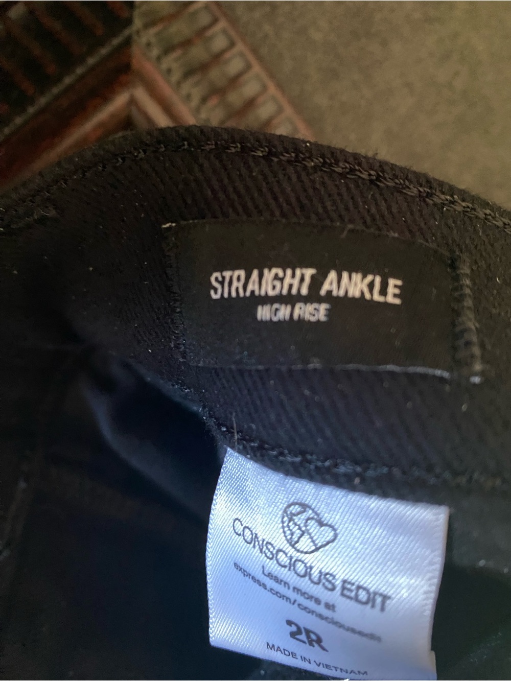 Express Black Straight Ankle Jeans - Picture 4 of 5